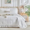 Ruffles Quilt Set Queen Size 96 * 96in - 3
