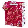 Tom Smith Holly Jolly Christmas Luxury Xmas Gift Bag Packaging