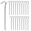 RITDVNI 20Pcs 7" Tent Pegs Ground Stakes, Metal Stakes, Camping