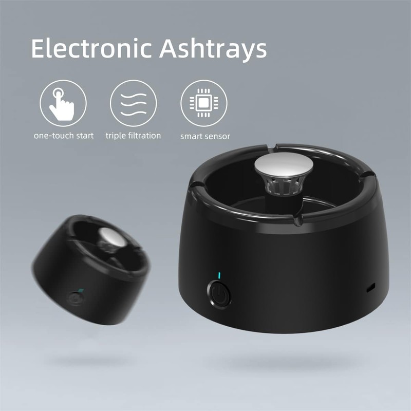 Smokeless ashtray Air Purifier Ashtray Clean Air Ashtray Unique Present