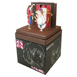 Sankei MP07-72 Studio Ghibli Mini Spirited Away Rin and Frog Man and Parador, Non-scale, Papercraft