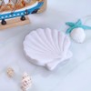 Shell Soap Dish, Starfish Jewelry Dish Tray, Ceramic Ocean Soap