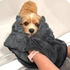 pet wiz Microfibre Noodle/Chenille Towel, Super Absorbent, Quick Drying, Lightweight,