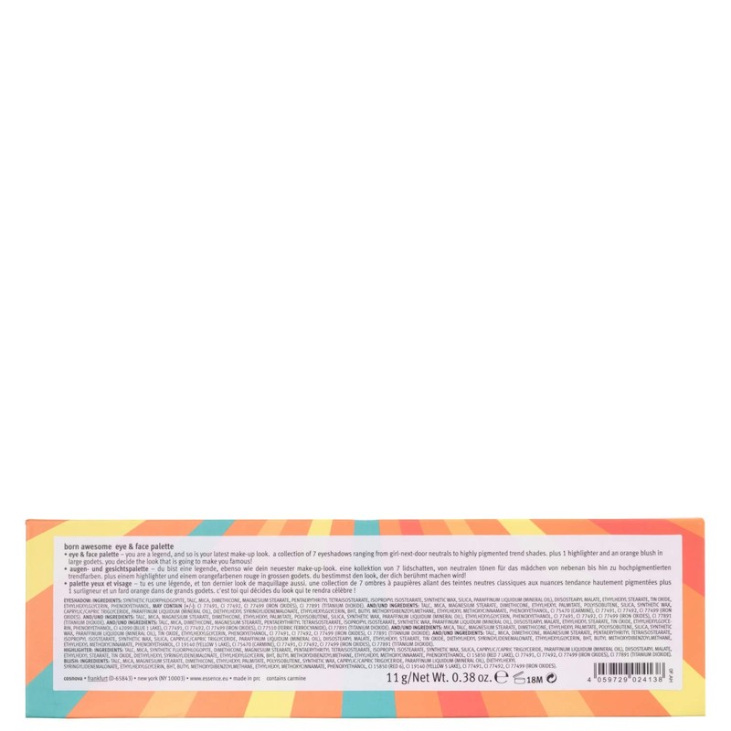 essence cosmetics born awesome eye & face palette, 1 x