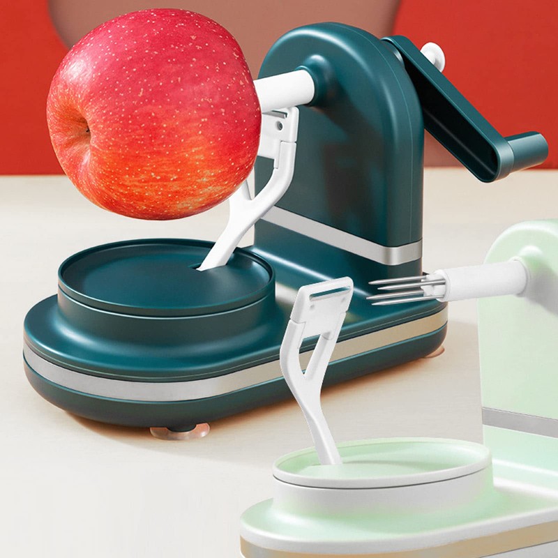Peeler Tool Fruit Peeler Machine Green for Home (Dark Green)