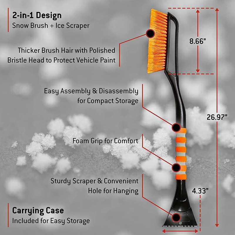 TRICO White 19 & 18 Inch 2 Pack with Snow