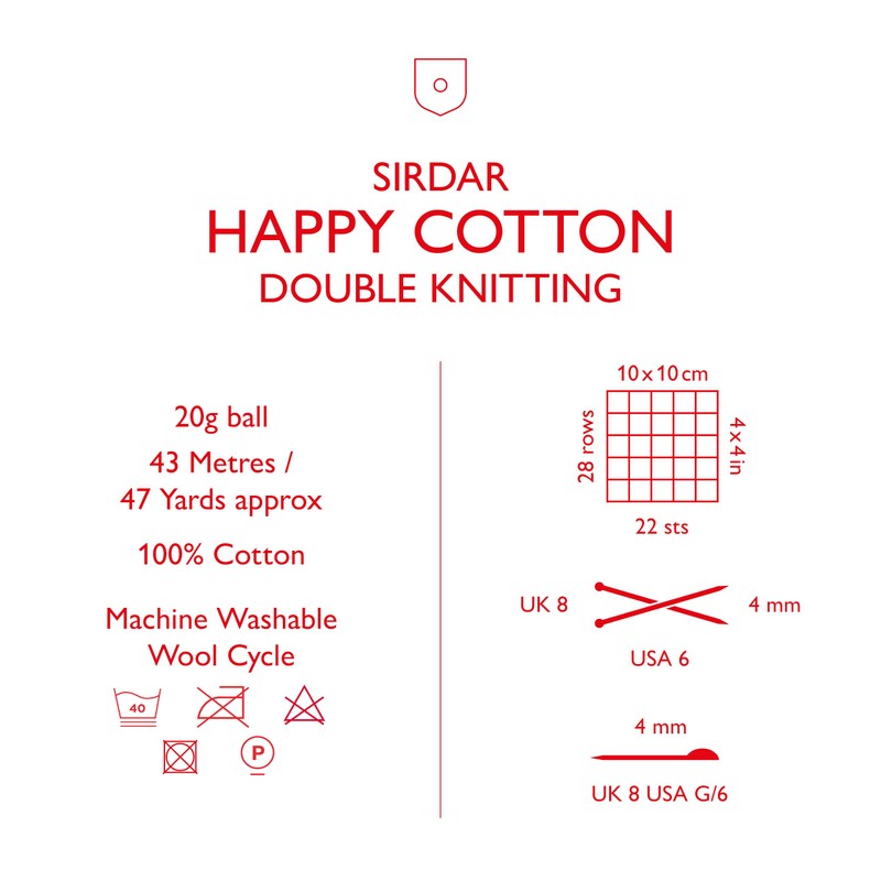 Sirdar Happy Cotton - Pebble (759) - 20g
