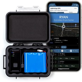 Lightning GPS GL300 GPS Tracker for Vehicles w/ Magnetic Case & 140-Day Battery