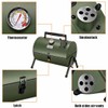 MAISON HUIS Adjustable Portable Charcoal Grill Multi-functional Metal Small BBQ