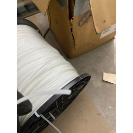 WeldiPlast HDPE Polyethylene Plastic Welding Coils 0.5lb  100ft  x 3mm 1/8 -5/32 Natural