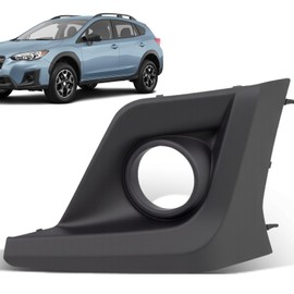 FETUSI Left Fog Light Bezel Cover Compatible with Subaru Crosstrek 2018-2020, Left Driver Side Lamp Trim Cover with Fog Light Hole Replaces 57731FL092 SU1038121
