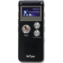 Voice Recorder 16GB Capacity Voice Activated Recording Device Digital Voice Recorder for Lectures, Meetings, Interviews Audio Recorder with USB Rechargeable WAV/MP3 Tape Recorder (16GB)  springtok - Size: 16GB