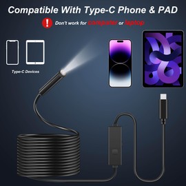 Type-c Endoscope Borescope Snake Camera