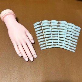 etc [Lifestyle] Artificial Hand + Nail Tips 100p for Practice / [생활] 인조손+네일팁100p 실습용 연습용