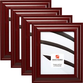 Craig Frames 76039 10 x 12 Inch Picture Frame, Contemporary Red, Set of 4