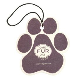 One Fur All Pet House Car Air Freshener - Lavender Green Tea Pack of 4 - Non-Toxic Car Air Freshener - Pet-Friendly Air Freshener for Small Spaces & Car - Hanging Odor Eliminating Air Freshener