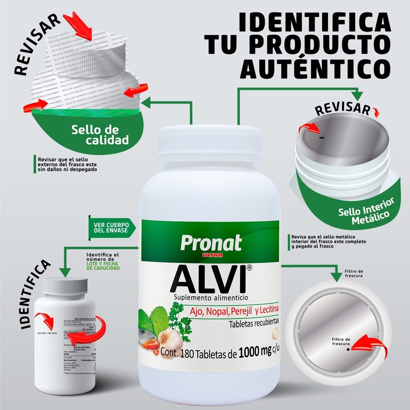 Pronat | Alvi (180 tabletas recubiertas)