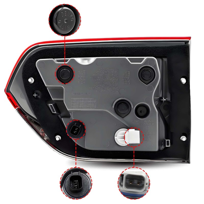 corkiauto Tail Lights Assembly Compatible with 2014-2022 Jeep Grand Cherokee
