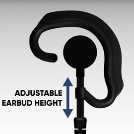 Sheepdog Earhook Earpiece Microphone, Compatible with Hytera PD362i BD302i PNC730, Commercial-Grade