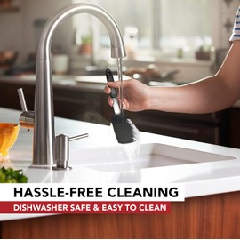 Boxiki - Espátula de cocina de silicona, resistente al calor, 4 unidades, última intervensión de BPA, espátulas flexibles de goma de silicona para utensilios de cocina antiadherentes, espátula de