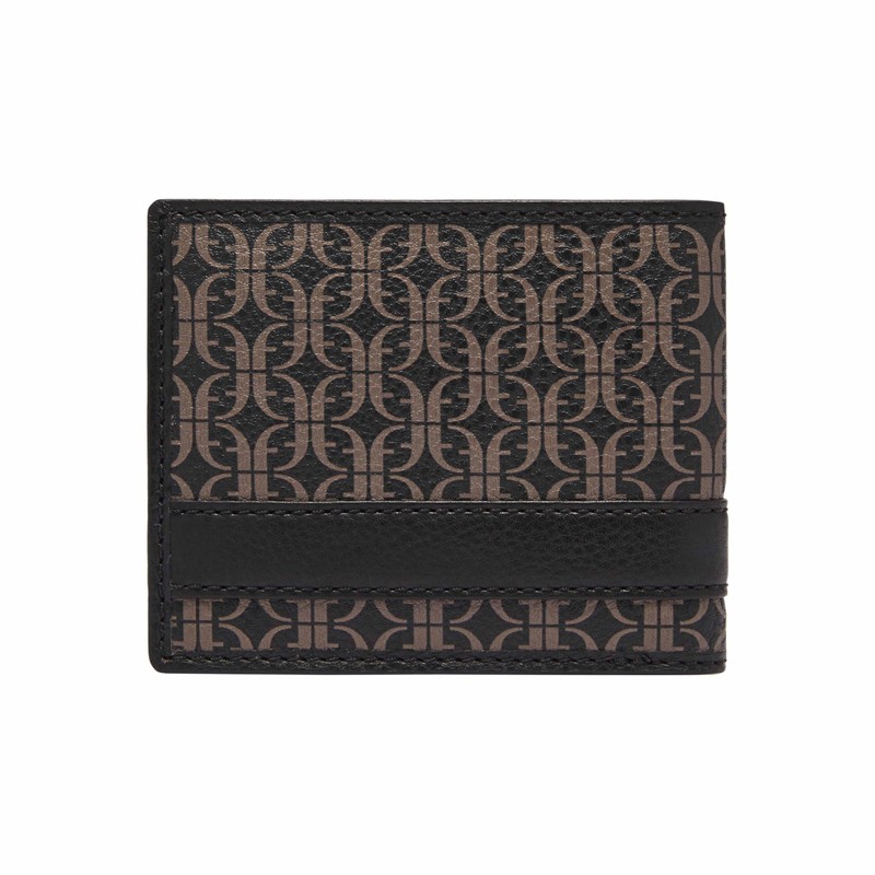 Fossil Billfold Lufkin Men's Black, black