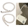 2Pcs Pearl Bead Bag Chain 60cm Workmanship Easily Install Detachable