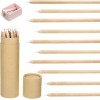 Tenare Pack Of 10 Wooden Chalk Pencils With Sharpener And