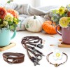 yumcute Genuine Leather Necklace Cord,Leather Cord, Bracelet Making String, Leather