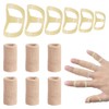 Qianeffort Trigger Finger Splint,12PCS Finger Splints for Arthritis,Oval 8 Finger