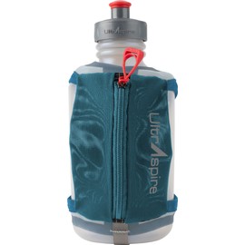 Ultraspire 550 Pocket Handheld Running Water Bottle - Emerald Blue, 550 mL