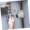 Operitacx Einstellbarer Wasserdruckregler Messing Für Wohnmobile Kompakter Druckminderer Mit Manometer