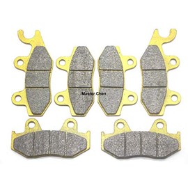 Master Chen Front Rear Brake Pads Brakes for Yamaha Raptor 700 YFM700 YFM700R SE 2013 2014 2015 2016 2017 2018 2019 2020 2021 2022 2023 FA165 FA135 FA323 MC0481