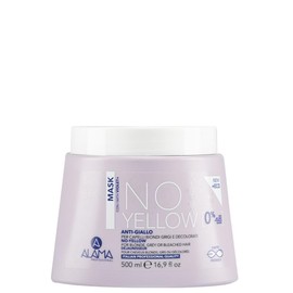 Alama Professional Alama No Yellow - Maschera Anti Giallo Per Capelli Biondi Grigi Decolorati, 500 ml