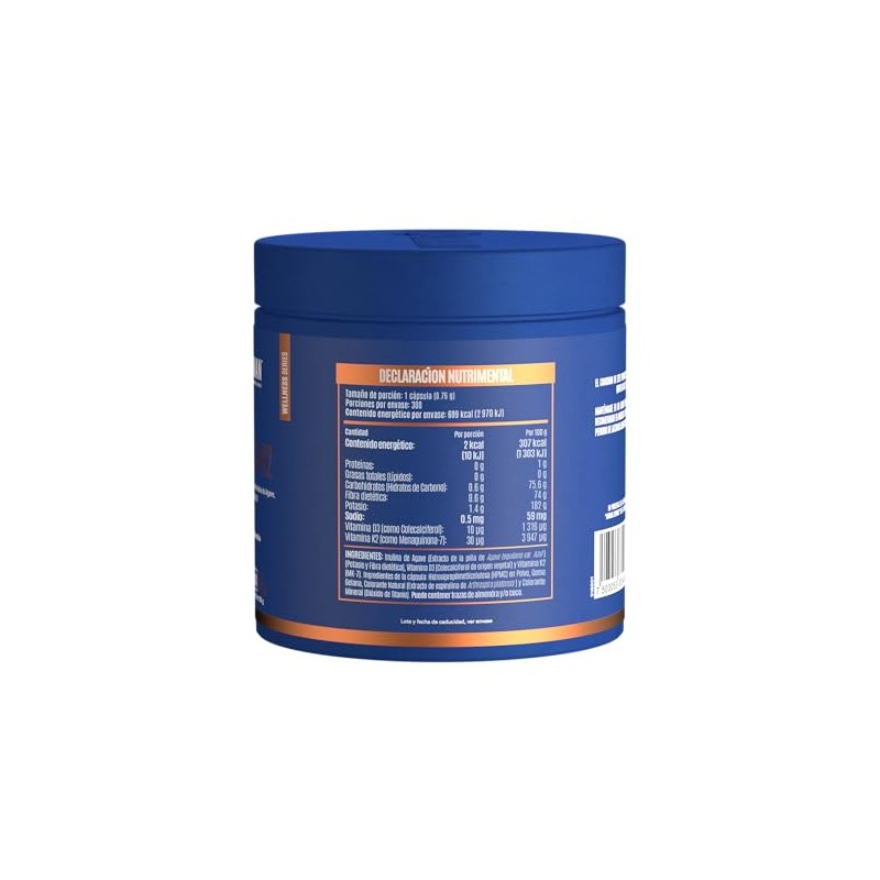 BIRDMAN Vitamina D3 K2 Suplemento Alimenticio de Origen Vegetal Frmula