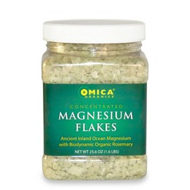 Magnesium Foot Bath Flakes with Biodynamic Organic Rosemary (1.6 lb)