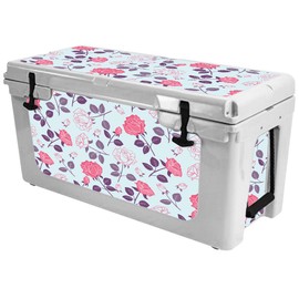 MightySkins (Cooler Not Included) Skin Compatible with RTIC 65 Cooler (2017 Model) - Vintage Floral | Protective, Durable, and Unique Vinyl Decal wrap Cover | Easy to Apply | Made in The USA