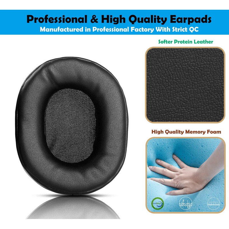 DowiTech Noise Isolation Headset Cushions Replacement Ear Pads Compatible with