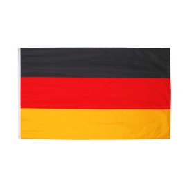 hxflag Germany Flag 3x5 Foot German National Flags Polyester with Brass Grommets 3 X 5 Ft