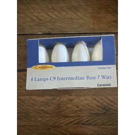 Celebrations C9 Christmas Light Bulbs watt white