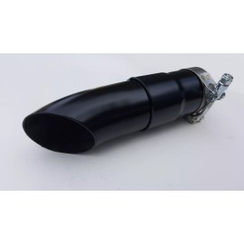 SHORTY YORK EXHAUST 56 MM ID CUSTOM UNIVERSAL SHORTY YORK MOTO GP STUBBY Slip On MUFFLER (NEW) BLACK