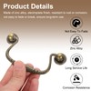 sourcing map 4pcs Bail Pull Handle, 4 Inch Bail Drawer