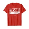 Tiger Red Sunday Golf T-Shirt