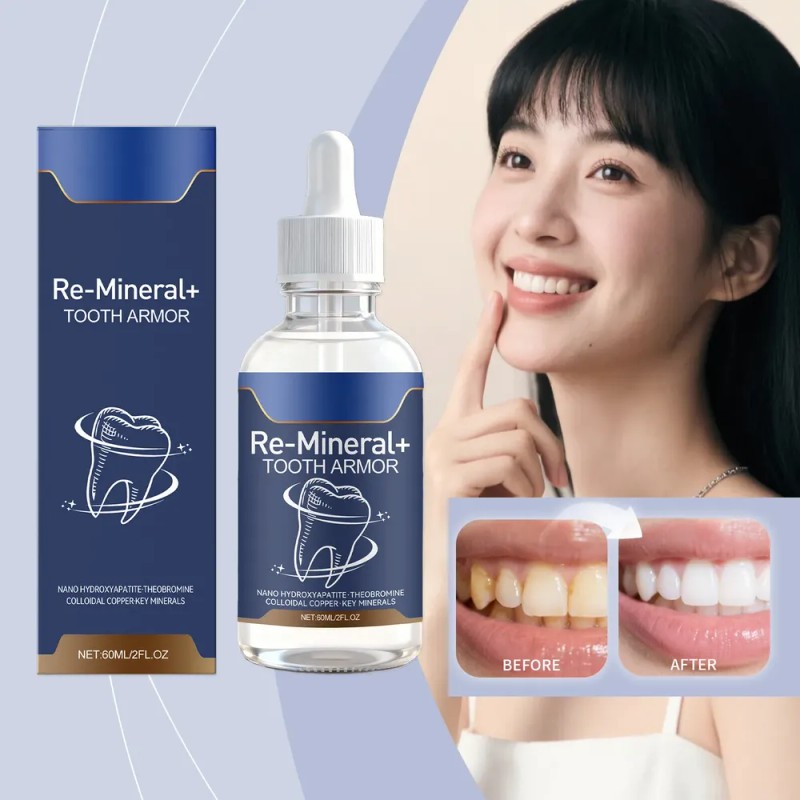Sérum Reparador De Dientes Con Hidroxiapatita Para Caries, 6