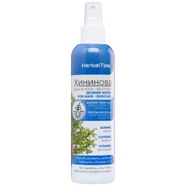 Herbal Time Chinin Haarwasser | Anti-Haarausfall Behandlung | Kraftvolles und Glänzendes Haar | ohne Parabenen, Silikone, Sulfaten | 200ml