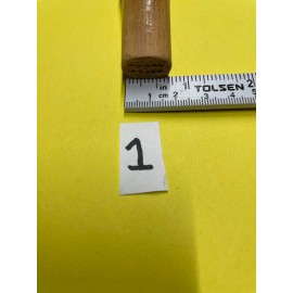 Unbranded Hickory Hammer Handle 15-1/8"  OVAL EYE 13/16" x 7/16"  Includes Metal Wedge - 1