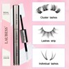 Lash Bond and Seal Lash Glue Waterproof LAUBESS 2-in-1 Cluster
