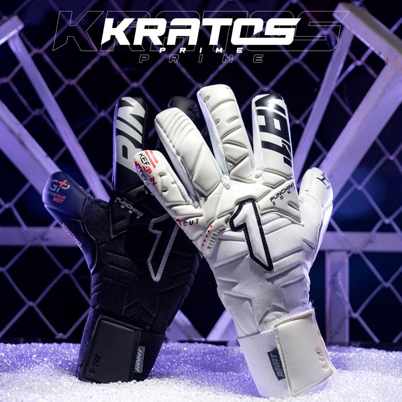 Rinat Kratos Prime Turf Goalkeeper Glove - Color: White, Size: