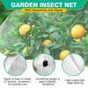 2 Pack Winter Fruit Tree Netting Sets with Zipper Drawstring,