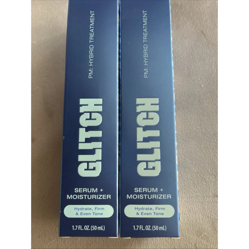 Glitch Serum Moisturizer. Pm Hybrid Treatment Pack Of 2.