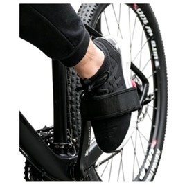2 Pcs Black Beam Strap Pedal Straps Cycling Kids Bike Foot Pedal Straps Toe Clips Straps Tape for Fixed Gear Bike Pedals and Cleats Parts
